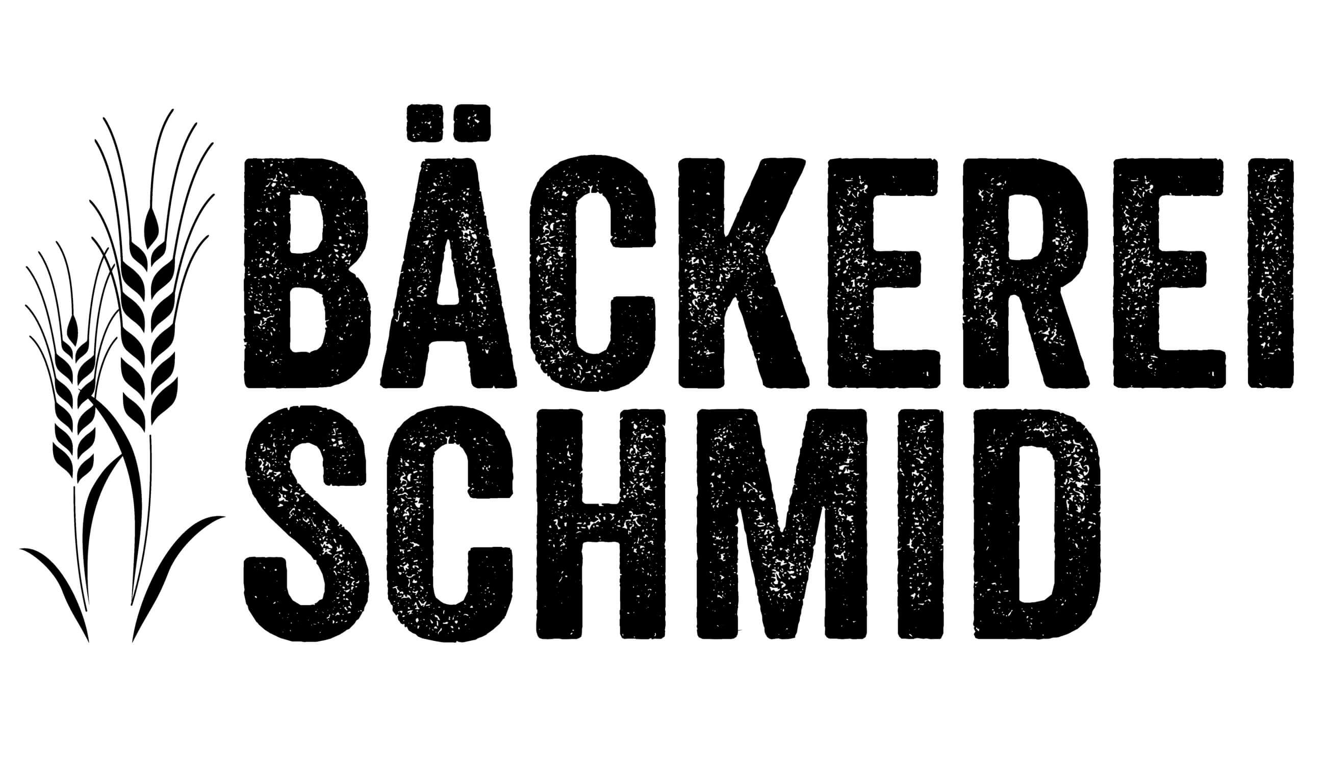 Logo Bäckerei Schmid Negativ